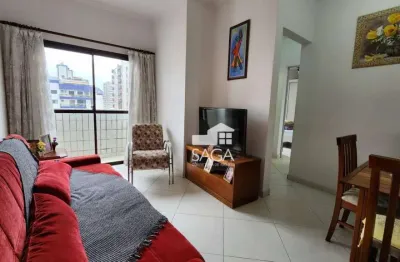 Apartamento com 1 dormitório à venda, 46 m² por r$ 290.000,00 - vila guilhermina - praia grande/sp