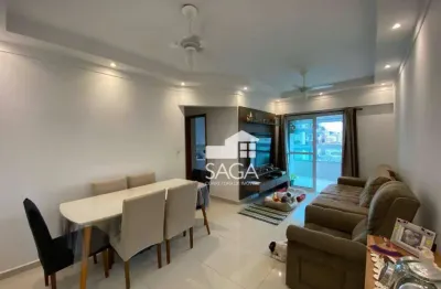 Apartamento com 2 dormitórios à venda, 87 m² por r$ 690.000,00 - boqueirão - praia grande/sp