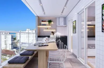 Apartamento com 2 dormitórios à venda, 76 m² por r$ 488.300,00 - mirim - praia grande/sp