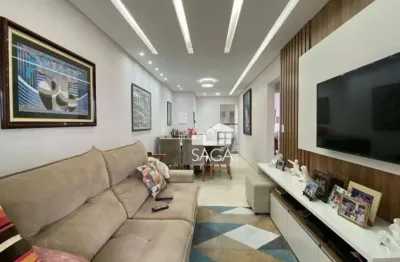 Apartamento com 2 dormitórios à venda, 90 m² por r$ 699.000,00 - canto do forte - praia grande/sp