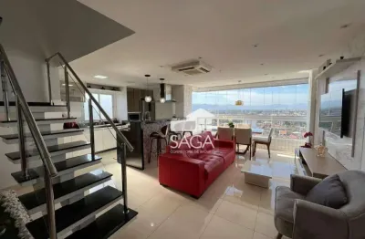 Cobertura com 3 dormitórios à venda, 143 m² por r$ 1.490.000,00 - caiçara - praia grande/sp