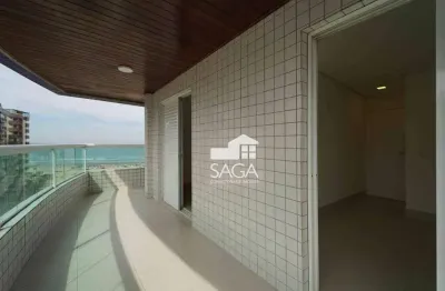 Cobertura vista mar com 3 dormitórios à venda, 145 m² por r$ 1.100.000 - vila guilhermina - praia grande/sp