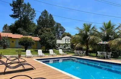 Chácara com 16 dormitórios à venda, 10000 m² por r$ 2.300.000,00 - chácaras primavera - são pedro/sp