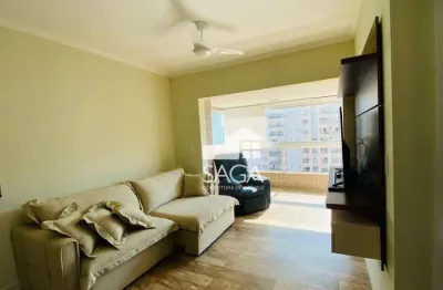 Apartamento com 2 dormitórios à venda, 72 m² por r$ 660.000,00 - canto do forte - praia grande/sp
