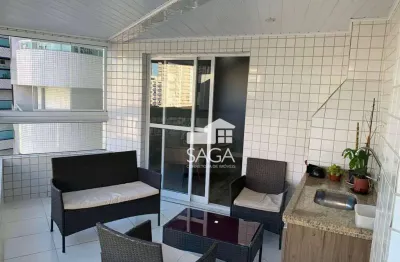 Apartamento com 3 dormitórios à venda, 126 m² por r$ 870.000,00 - vila guilhermina - praia grande/sp