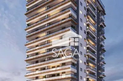 Apartamento com 2 dormitórios à venda, 87 m² por r$ 729.390,00 - boqueirão - praia grande/sp