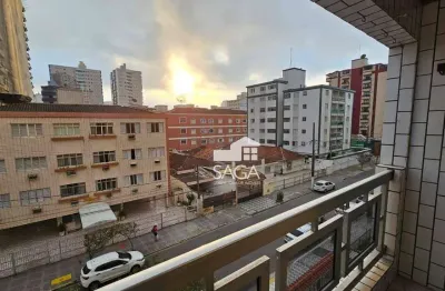 Apartamento com 2 dormitórios para alugar, 72 m² por r$ 2.900,00/mês - canto do forte - praia grande/sp