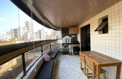 Apartamento com 1 dormitório à venda, 47 m² por r$ 380.000,00 - vila guilhermina - praia grande/sp