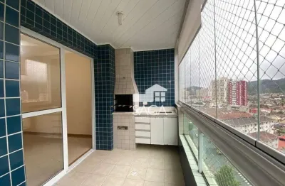 Oportunidade! apartamento  a 150m da praia com 2 dormitórios à venda, 85 m² por r$ 560.000 - canto do forte - praia grande/sp