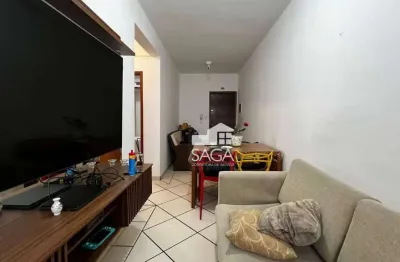 Apartamento com 1 dormitório à venda, 47 m² por r$ 265.000,00 - vila guilhermina - praia grande/sp