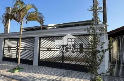 Casa com 2 dormitórios à venda, 100 m² por r$ 485.000,00 - maracanã - praia grande/sp