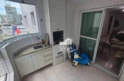 Apartamento com 2 dormitórios à venda, 76 m² por r$ 550.000,00 - vila guilhermina - praia grande/sp