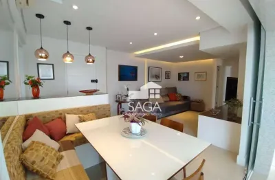 Apartamento com 3 dormitórios à venda, 129 m² por r$ 1.750.000,00 - canto do forte - praia grande/sp