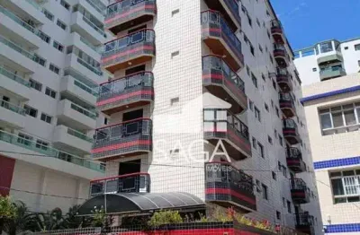Apartamento com 1 dormitório à venda, 50 m² por r$ 319.000,00 - aviação - praia grande/sp