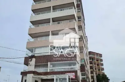 Apartamento com 2 dormitórios à venda, 62 m² por r$ 370.000,00 - caiçara - praia grande/sp