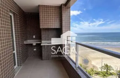 Oportunidade frente mar! apartamento com 1 dormitório à venda, 53 m² por r$ 405.000 - jardim real - praia grande/sp