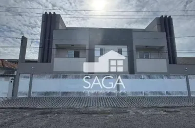Casa superior com varanda em condomínio com 2 dormitórios à venda, 52 m² por r$ 365.000 - boqueirão - praia grande/sp