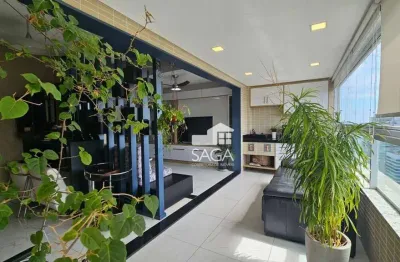 Andar alto! apartamento com 3 dormitórios à venda, 112 m² por r$ 1.600.000 - canto do forte - praia grande/sp