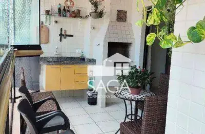 Apartamento com 3 dormitórios à venda, 120 m² por r$ 648.000,00 - tupi - praia grande/sp