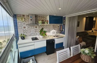 Apartamento com 2 dormitórios à venda, 92 m² por r$ 1.320.000,00 - canto do forte - praia grande/sp
