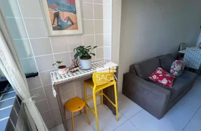 Apartamento com 1 dormitório à venda, 54 m² por r$ 320.000,00 - aviação - praia grande/sp