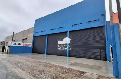 Galpão para alugar, 933 m² por r$ 40.000/mês - aviação - praia grande/sp