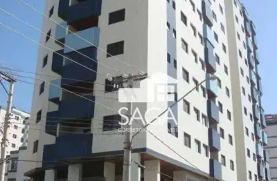 Apartamento com 2 dormitórios à venda por r$ 375.000,00 - vila assunção - praia grande/sp