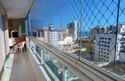 Apartamento com 3 dormitórios à venda, 132 m² por r$ 850.000,00 - vila guilhermina - praia grande/sp