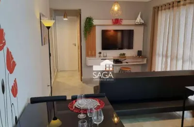 Apartamento com 1 dormitório à venda, 53 m² por r$ 420.000,00 - vila guilhermina - praia grande/sp