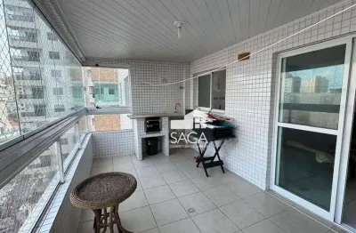 Apartamento com 1 dormitório à venda, 63 m² por r$ 390.000,00 - vila guilhermina - praia grande/sp