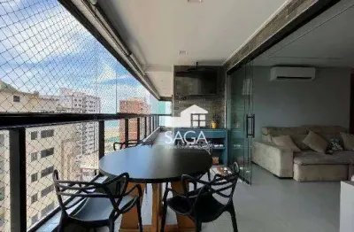 Apartamento com 3 dormitórios à venda, 118 m² por r$ 1.755.000,00 - canto do forte - praia grande/sp