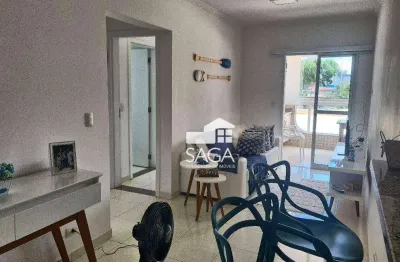 Apartamento com 2 dormitórios à venda, 65 m² por r$ 450.000,00 - aviação - praia grande/sp