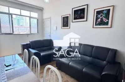 Apartamento com 2 dormitórios à venda, 72 m² por r$ 329.000,00 - boqueirão - praia grande/sp