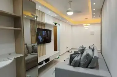 Apartamento com 2 dormitórios à venda, 66 m² por r$ 600.000,00 - mirim - praia grande/sp