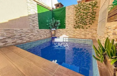 Casa com 2 dormitórios à venda, 70 m² por r$ 565.000,00 - caiçara - praia grande/sp