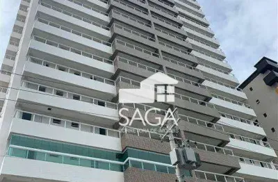 Apartamento com 2 dormitórios à venda, 74 m² por r$ 650.000,00 - canto do forte - praia grande/sp