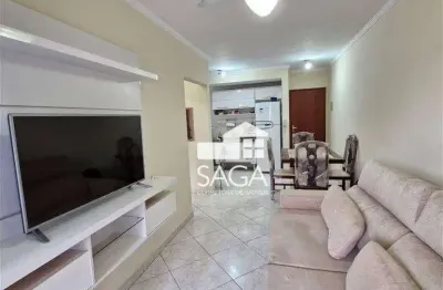 Apartamento com 1 dormitório à venda, 50 m² por r$ 355.000,00 - balneário pires - praia grande/sp