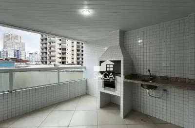Apartamento com 2 dormitórios à venda, 105 m² por r$ 600.000,00 - vila guilhermina - praia grande/sp