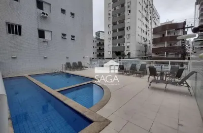 Apartamento com 2 dormitórios à venda, 58 m² por r$ 440.000,00 - vila guilhermina - praia grande/sp
