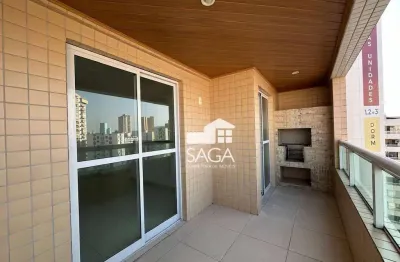 Apartamento com 2 dormitórios à venda, 65 m² por r$ 535.000,00 - vila guilhermina - praia grande/sp