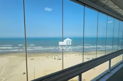 Oportunidade frente mar! apartamento com 2 dormitórios à venda, 69 m² por r$ 440.000 - balneario maracanã - praia grande/sp