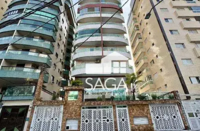 Apartamento com 2 dormitórios à venda, 75 m² por r$ 465.000,00 - vila guilhermina - praia grande/sp