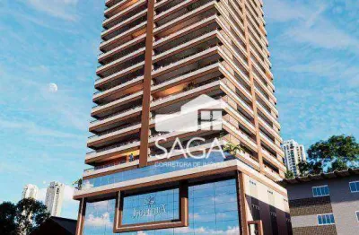 Lançamento com 120 meses para pagar! apartamento com 3 dormitórios à venda, 134 m² por r$ 1.345.600 - canto do forte - praia grande/sp