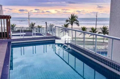 Apartamento com 2 dormitórios à venda, 67 m² por r$ 595.000,00 - caiçara - praia grande/sp