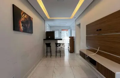 Casa com 2 dormitórios para alugar, 45 m² por r$ 2.200,00/mês - aviação - praia grande/sp