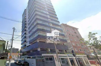 Apartamento com 2 dormitórios à venda, 86 m² por r$ 600.000 - boqueirão - praia grande/sp