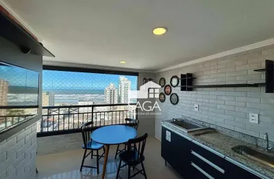 Vista frontal mar! apartamento com 2 dormitórios à venda, 85 m² por r$ 795.000 - vila guilhermina - praia grande/sp