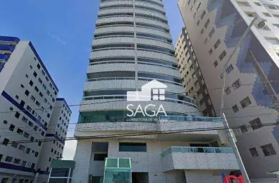 Apartamento com 3 dormitórios à venda, 129 m² por r$ 890.000,00 - vila guilhermina - praia grande/sp