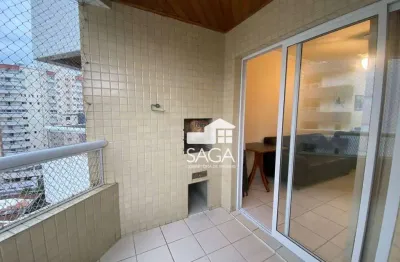 Piscina e varanda gourmet! apartamento com 2 dormitórios à venda, 82 m² por r$ 440.000 - vila guilhermina - praia grande/sp