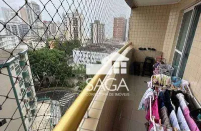 Apartamento com 2 dormitórios à venda, 57 m² por r$ 410.000,00 - vila guilhermina - praia grande/sp